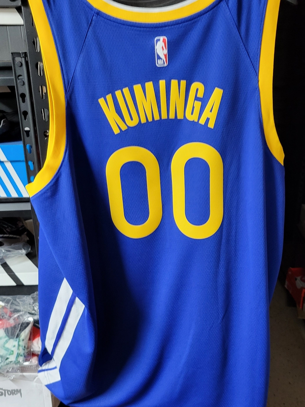 *NEW* Kuminga #00 NBA Golden State Warriors Nike Swingman Icon Jersey Size 2XL